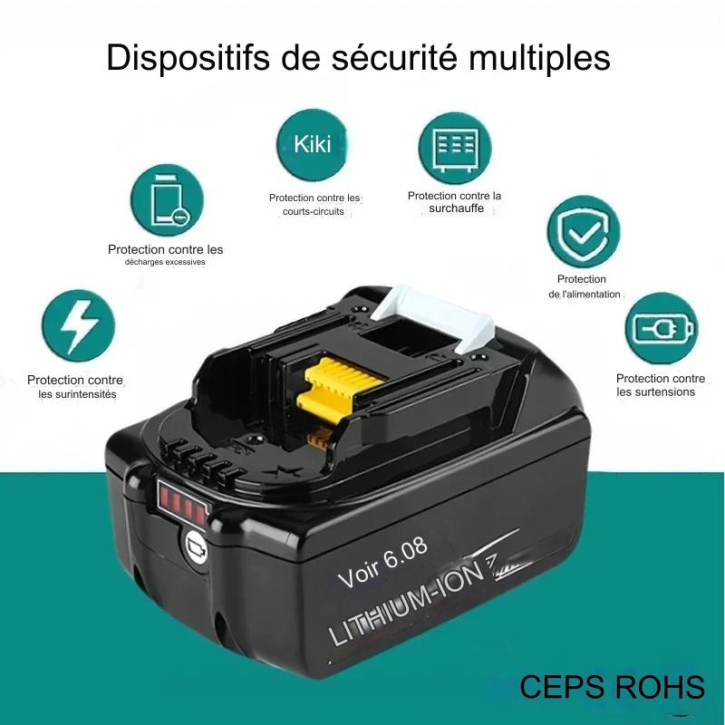 Batterie MAKITA - Compatible tous appareils MAKITA 18V