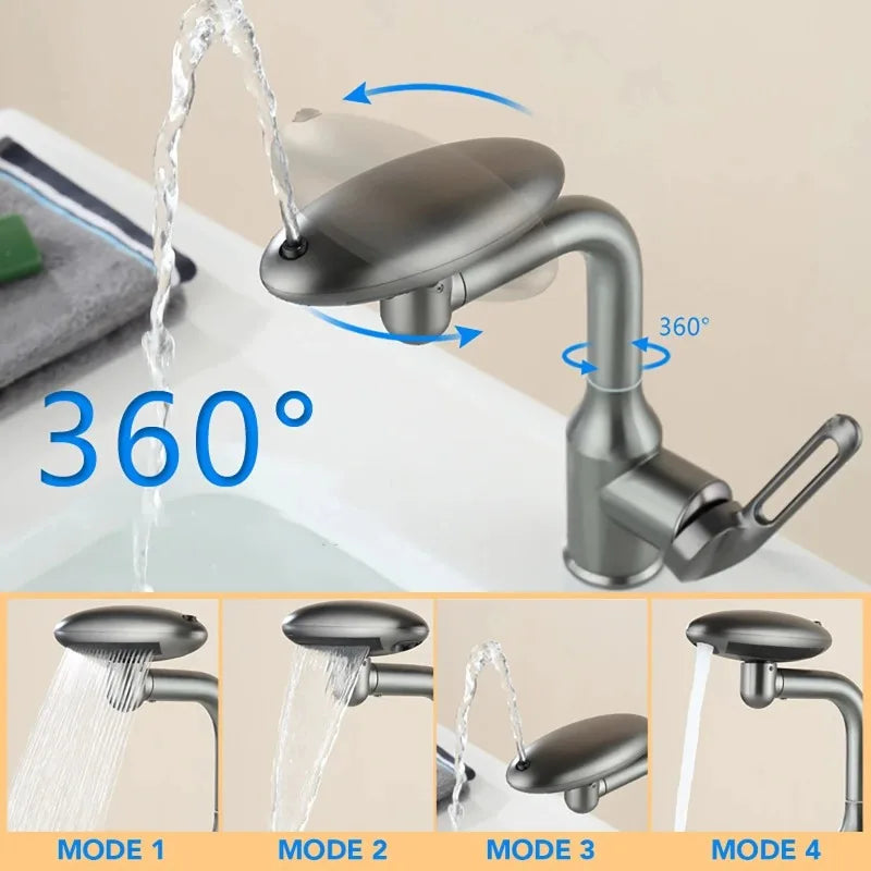 Mitigeur lavabo - MultiFlow Inox 4