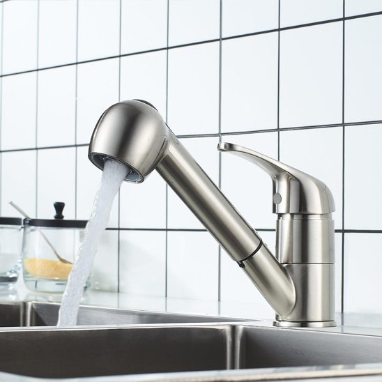 Robinet de cuisine extractible | Premium inox