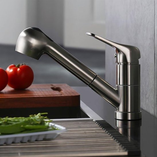 Robinet de cuisine extractible | Premium inox