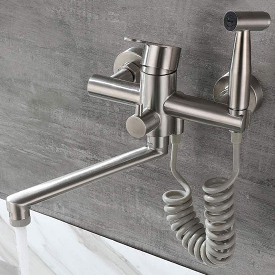 Robinet de cuisine avec douchette | Design Pivotant 360°