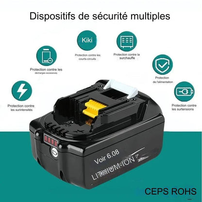 Batterie MAKITA - Compatible tous appareils MAKITA 18V