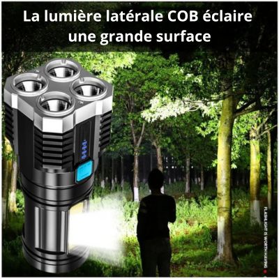 Lampe portable LED | Ultra Puissance, Sécurité, Économie