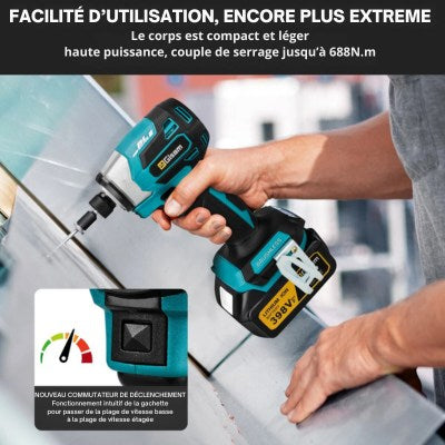 Perceuse visseuse - sans fil 18V 688Nm
