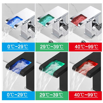 Mitigeur lavabo | Cascade LED52