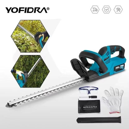 ✂️ Taille-haie électrique sans fil YOFIDRA 22" – Puissance & Polyvalence pour un Jardin Impeccable