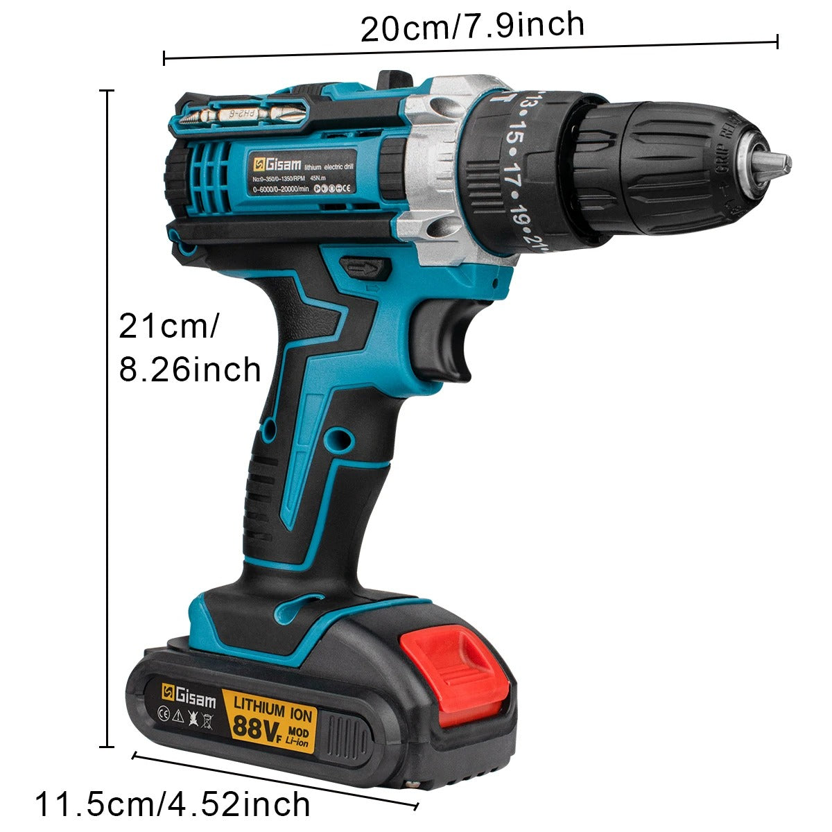 main-imagePerceuse visseuse-sans fil dimensions