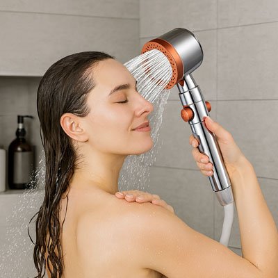 Pommeau de douche filtrant | PureSkin
