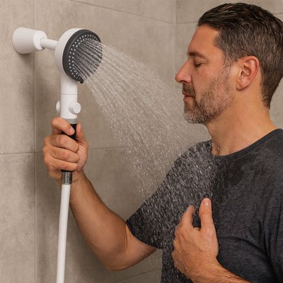 Pommeau de douche anti calcaire | EcoFresh