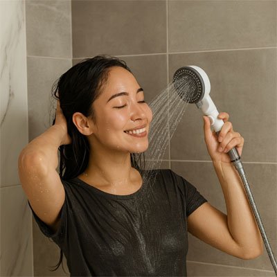 Pommeau de douche anti calcaire | EcoFresh