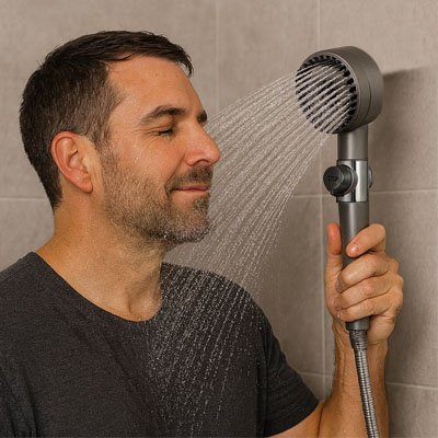Pommeau de douche - haute pression 8