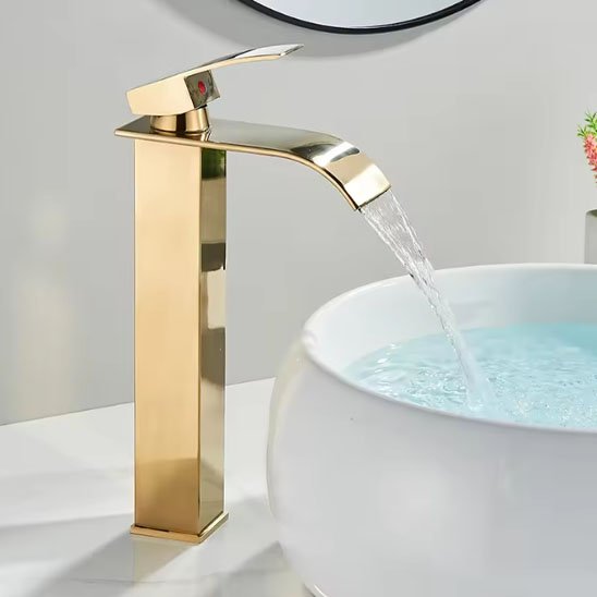 Robinet lavabo - doré