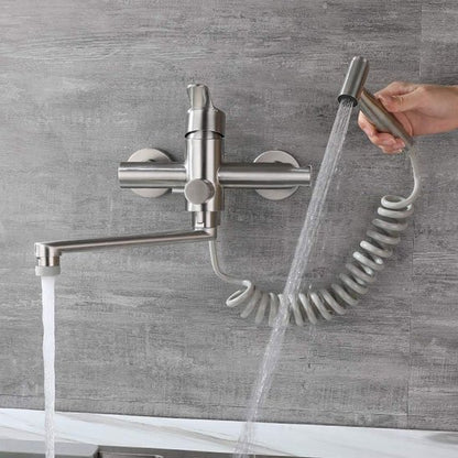 Robinet de cuisine avec douchette | Design Pivotant 360°